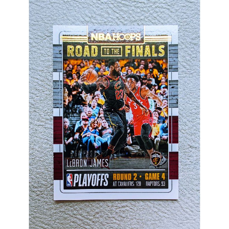 限量 2018-19 NBA Hoops LeBron James #61 Road To The Finals