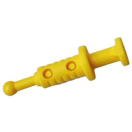 樂高 LEGO 黃色 護士 針筒 注射筒 針頭 87989 53020 醫院 人偶 配件 Yellow Syringe