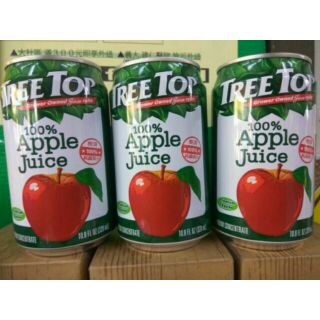 特價19元 TREE TOP 樹頂 100%蘋果汁 易開罐(320ml/1罐)