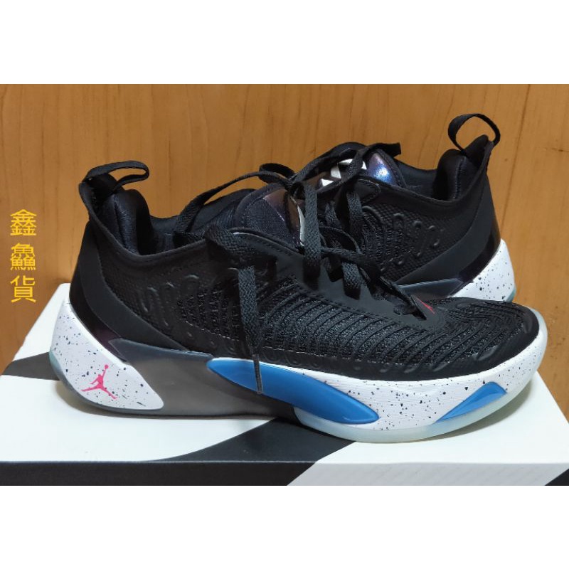 代球友售 二手 JORDAN LUKA 1 PF 飛人 喬丹 東77 籃球鞋 黑藍 9(27cm) FB1800-004