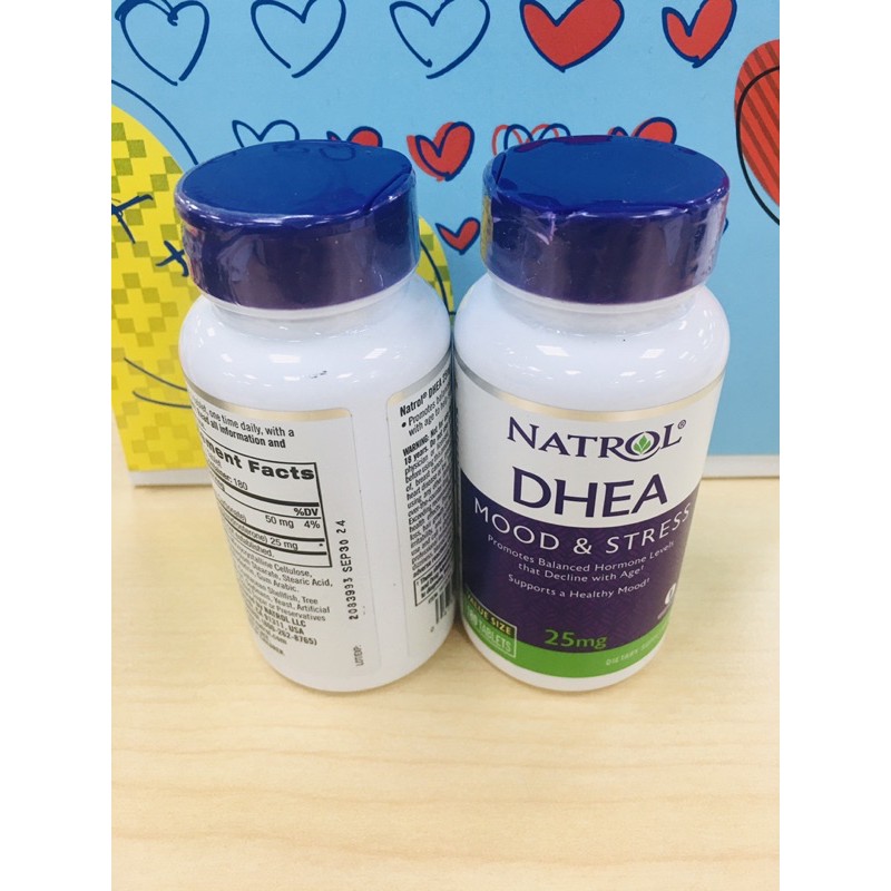 現貨~~~美國 加拿大 Natrol DHEA 脫氫表雄酮 25mg 180粒