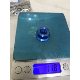 dio m12鈦合金螺母 可鎖前普利盤 前輪心 外18mm