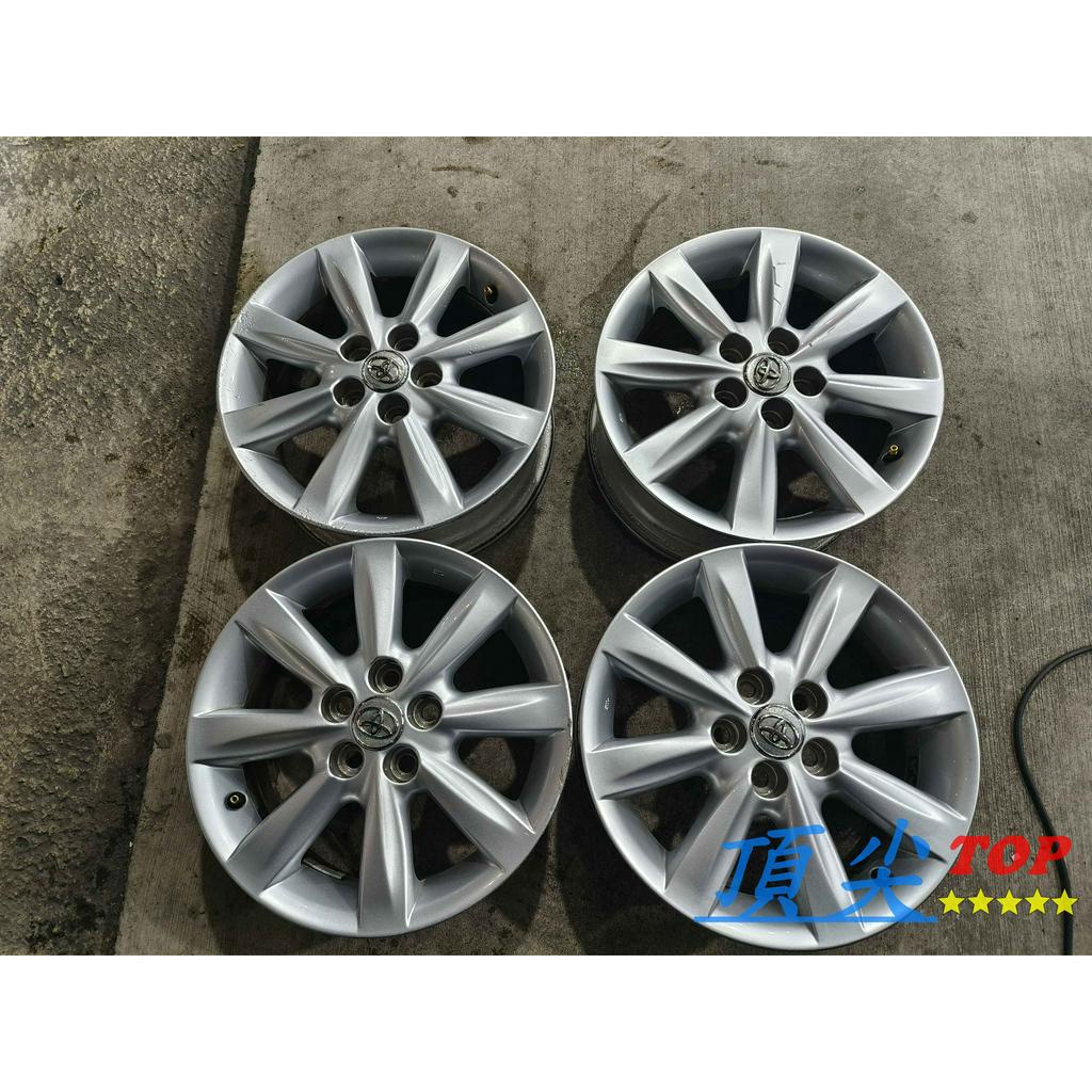 【頂尖】優質中古鋁圈 toyota 15吋鋁圈 5x100  表面有小擦傷 無歪 無變形  四顆直購價4000