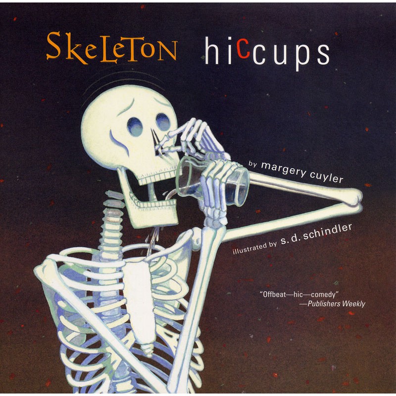 麥克書店 Skeleton Hiccups 英文故事繪本 打嗝的骷髏頭 萬聖節故事繪本 蝦皮購物