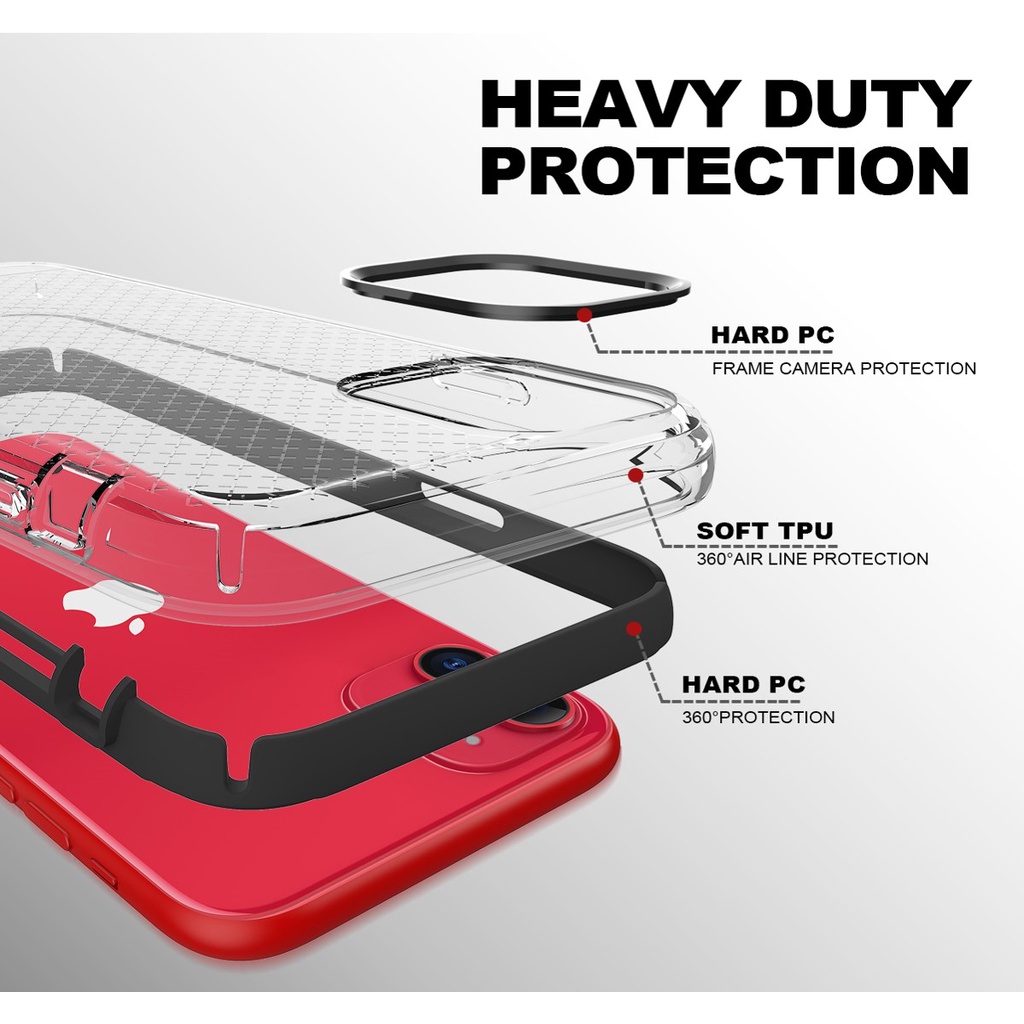 新戰甲-iPhone12 Pro /Pro Max  防摔保護殼/手機殼/空壓殼 軍規耐衝擊 PC框買一送一