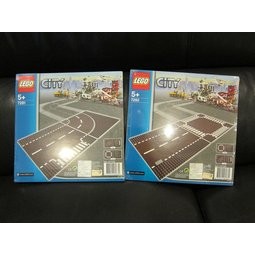 LEGO 7280+7281 樂高道路底板 兩件一組, 特價出清