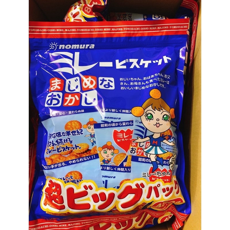 日本 野村 美樂園餅 野村小圓餅 超大包 內為小包裝入480g