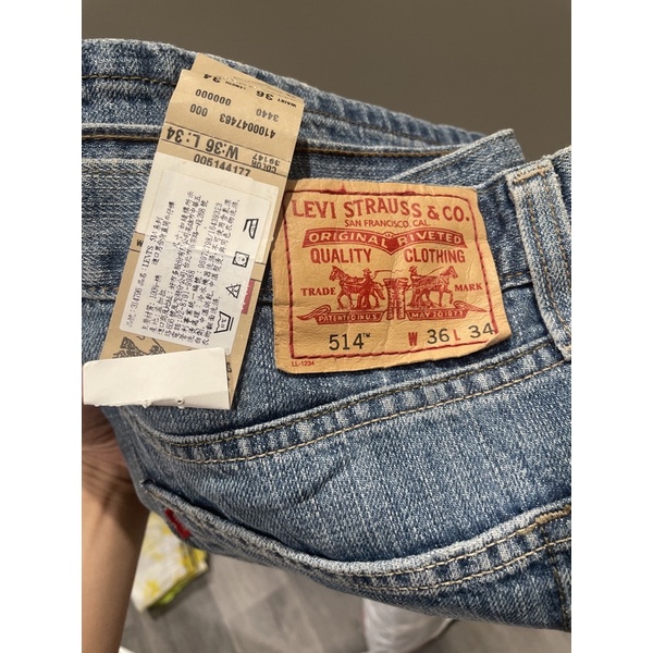 Levi’s 514 W36 L34 沒穿過 吊牌沒拆