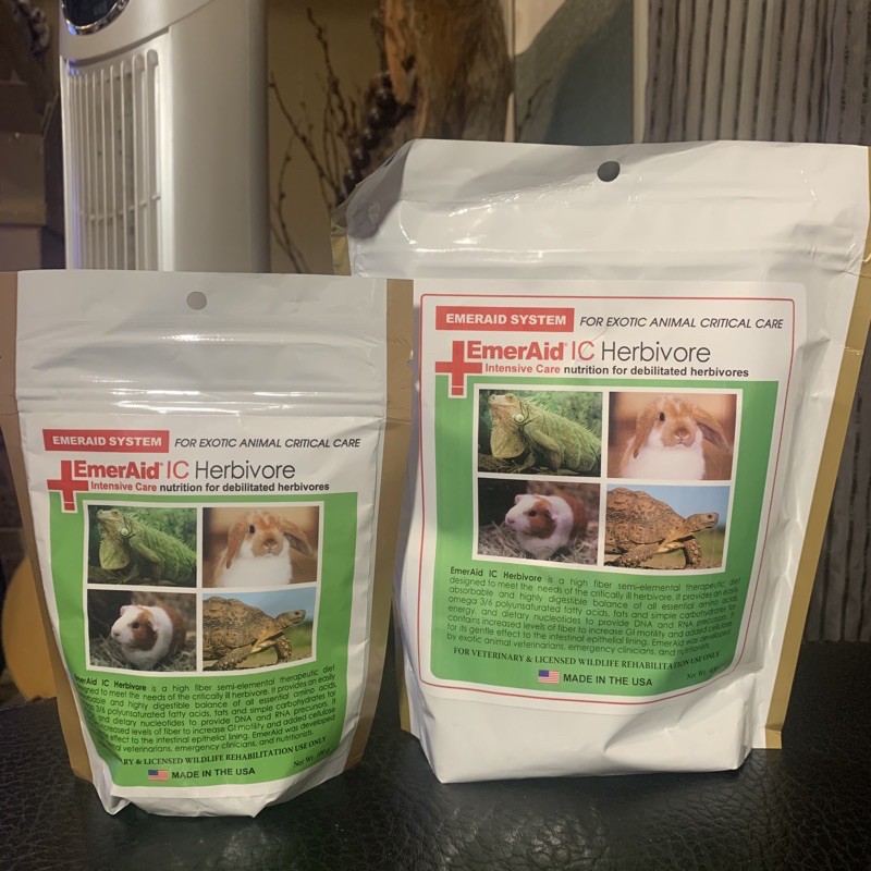 現貨 Emeraid 艾茉芮草食動物加護期營養粉100g 400g 草食奶粉 兔子天竺鼠烏龜 蝦皮購物