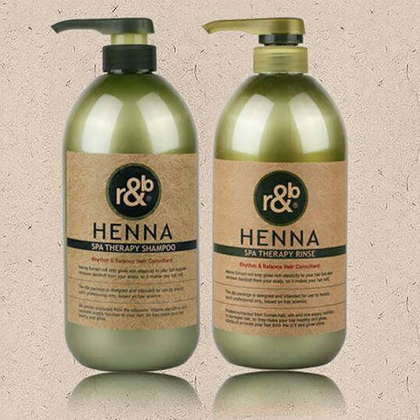 <朴小熊> 韓國 HENNA SPA 沙龍級R&B蠶絲蛋白蜂蜜洗髮精/潤絲精 1000ml