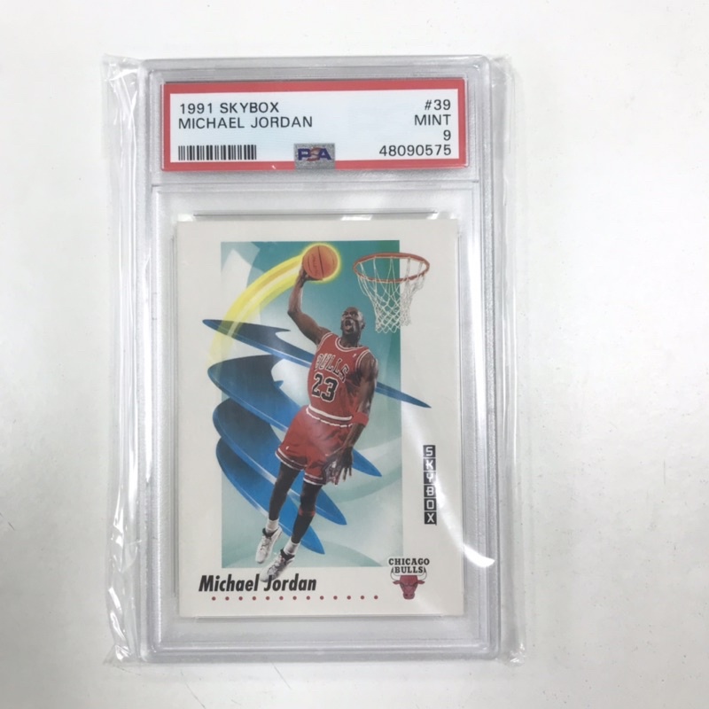 1991 SKYBOX MICHAEL JORDAN #39 喬丹 9級 PSA 9 鑑定卡 籃球卡 收藏卡