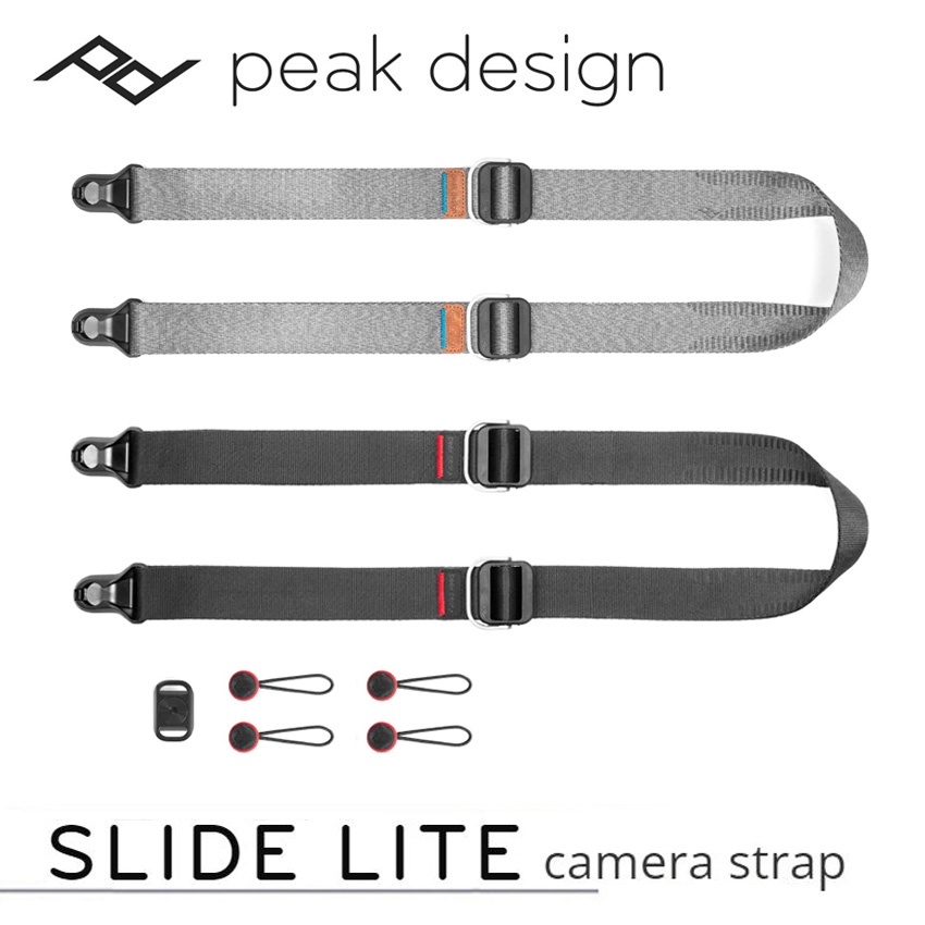 [免運費] Peak Design Slide Lite 快裝潮流相機背帶 (經典黑/象牙灰/午夜藍/鼠尾草綠)