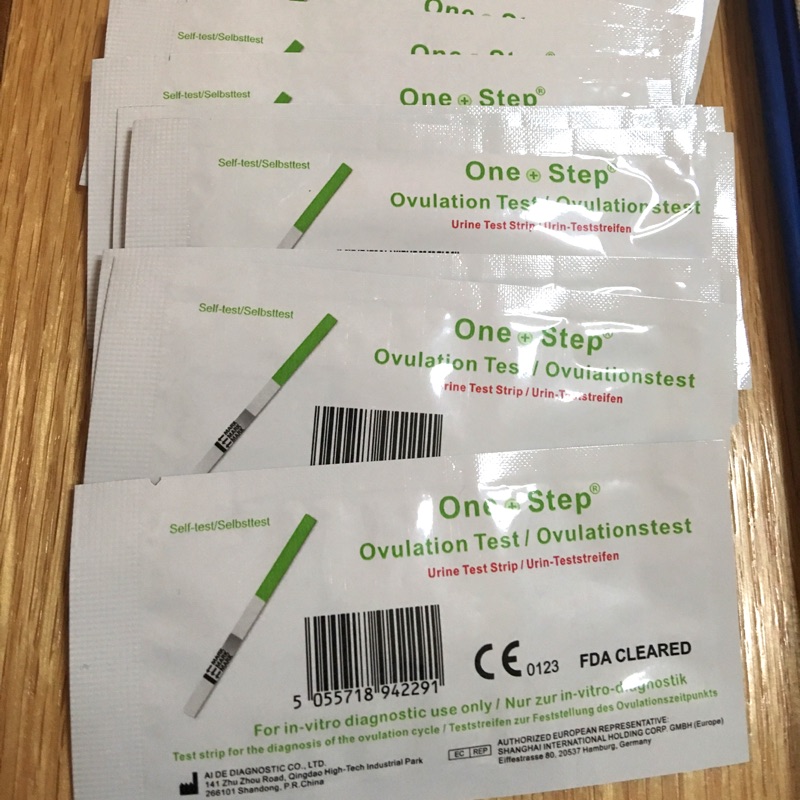 ONE STEP AIDE "愛德" 排卵檢測試劑(試紙) 高敏感度(20MIU/ML)  20張