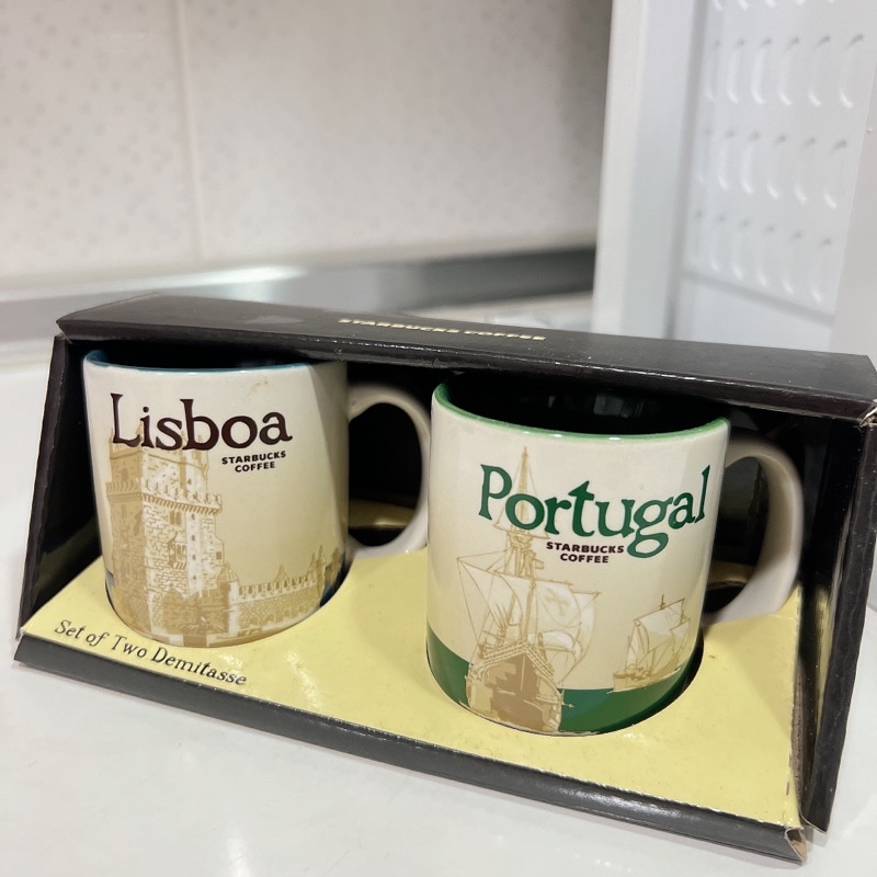 星巴克紀念杯 城市杯 一口杯 shot杯 馬克杯 濃縮咖啡杯 espresso Starbucks 葡萄牙里斯本 小杯組