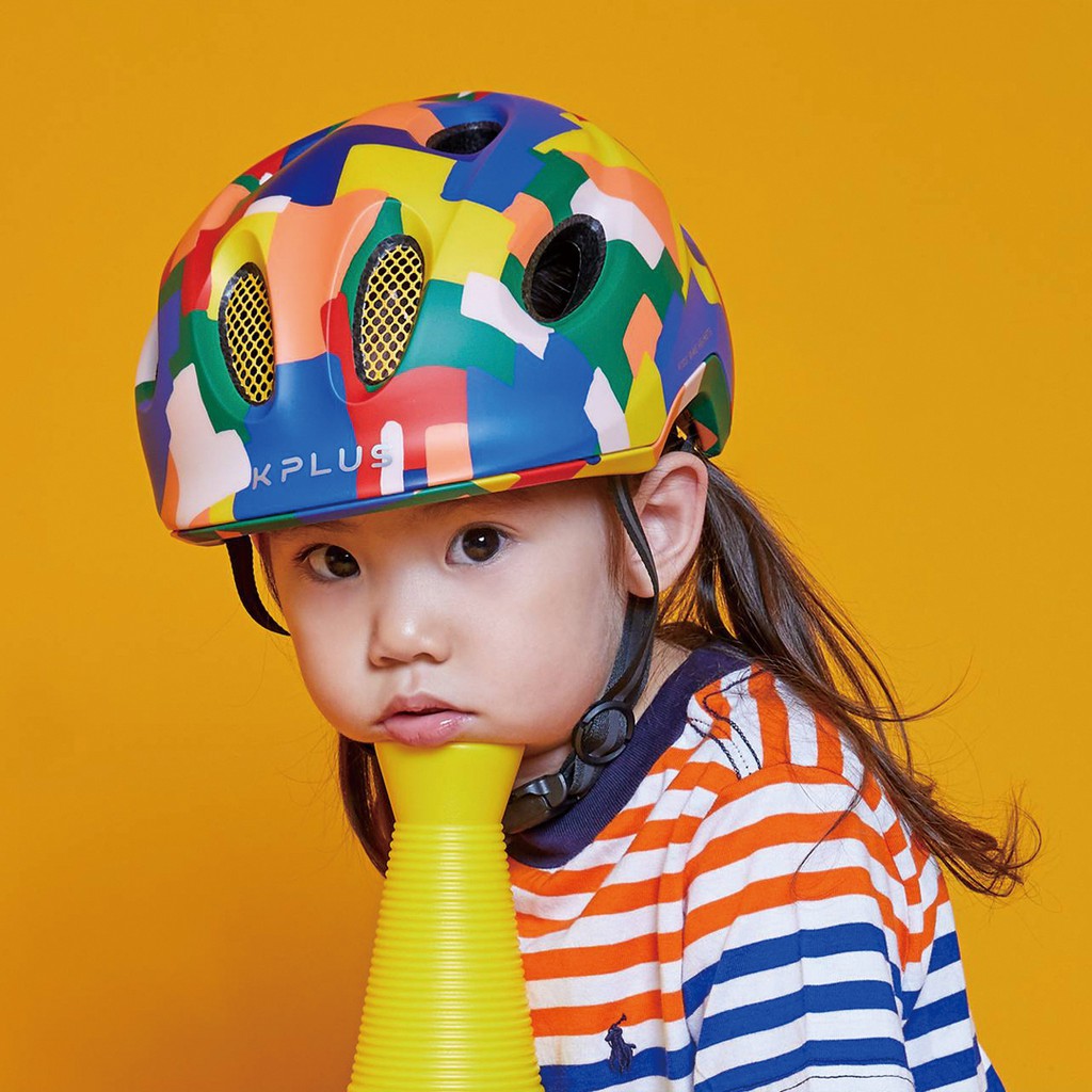 【三鉄共購】【KPLUS】PUZZLE K系列運動休閒兒童安全帽－CREATOR 藍彩