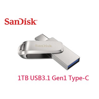 Sandisk Ultra Luxe 雙用 隨身碟 1TB USB3.1 OTG Type-C SDDDC4 宅配