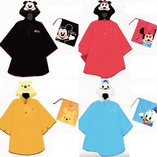 超可愛迪士尼兒童雨衣 共四款 米奇 米妮 小熊維尼 唐老鴨 兒童雨衣 迪士尼雨衣 輕便雨衣