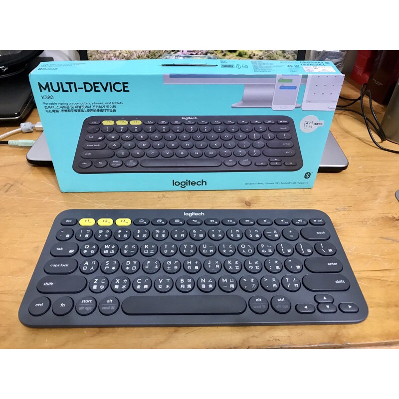 羅技 K380 無線鍵盤 近全新 黑色 有注音