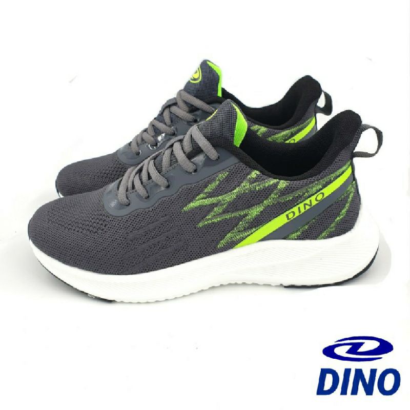 【米蘭鞋都】DINO (男) 輕量 透氣 飛織 慢跑鞋 運動鞋 緩震 防臭 6270 灰 另有黑色