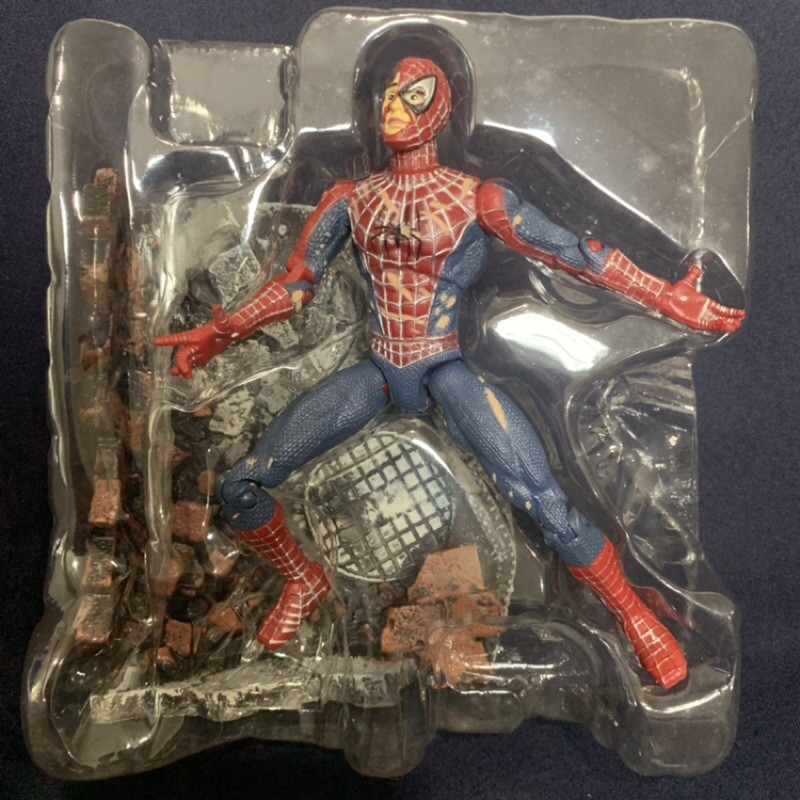 TOYBIZ 蜘蛛人1 Spider-Man 1 戰損版 海外版 絕版 電影 蜘蛛人 吊卡