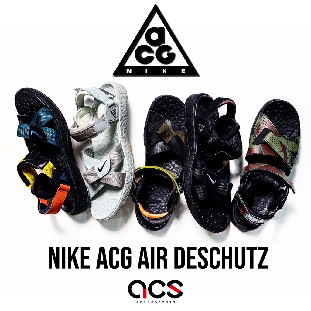 Nike 涼拖鞋 ACG Air Deschutz 涼鞋 黑 米白 彩色 魔鬼氈 戶外 男鞋 女鞋 戶外風格 【ACS】