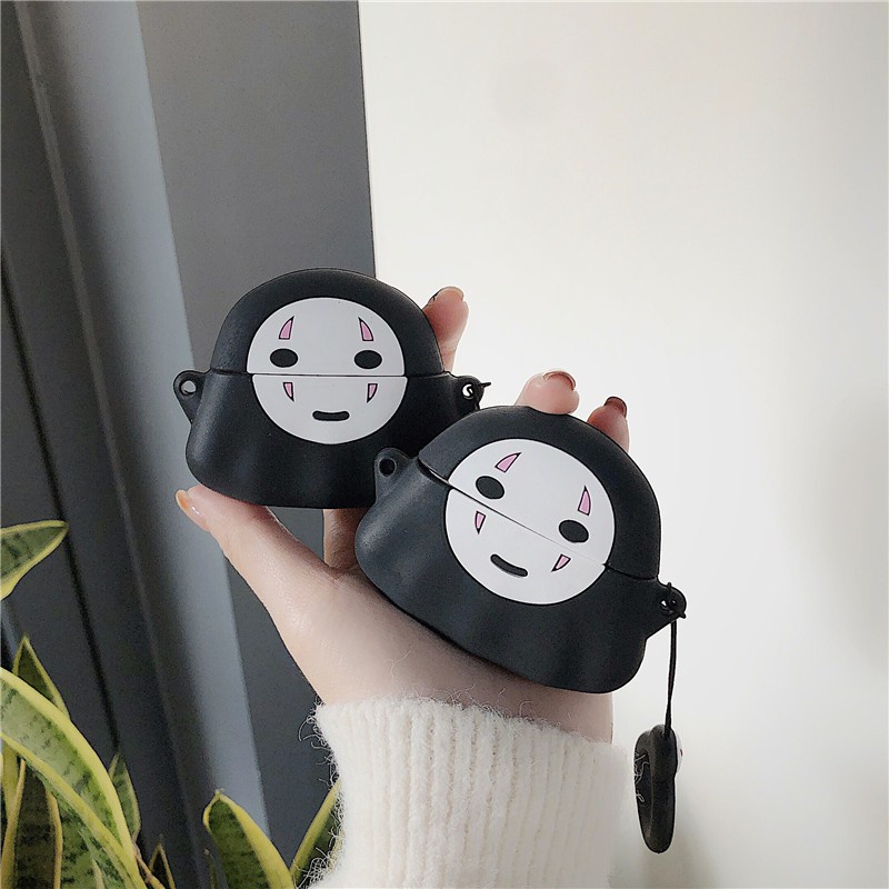 【現+預】 ⚡️AirPods保護套⚡️ 無臉男 神隱少女 宮崎駿卡通 Airpods 1/2代 保護套 pro 卡通