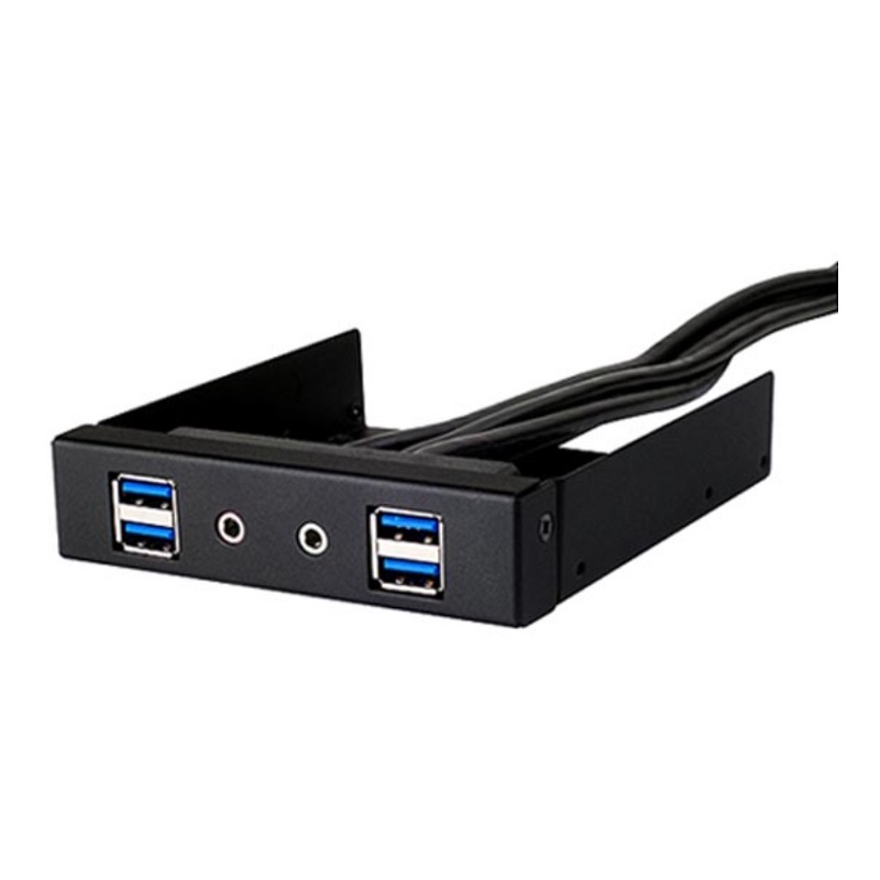 米特3C數位–SilverStone 銀欣 FP32-E 黑色 3.5吋 USB3.0擴充槽/SST-FP32B-E