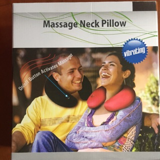 Massage按摩頸枕，軟Q按摩頸枕