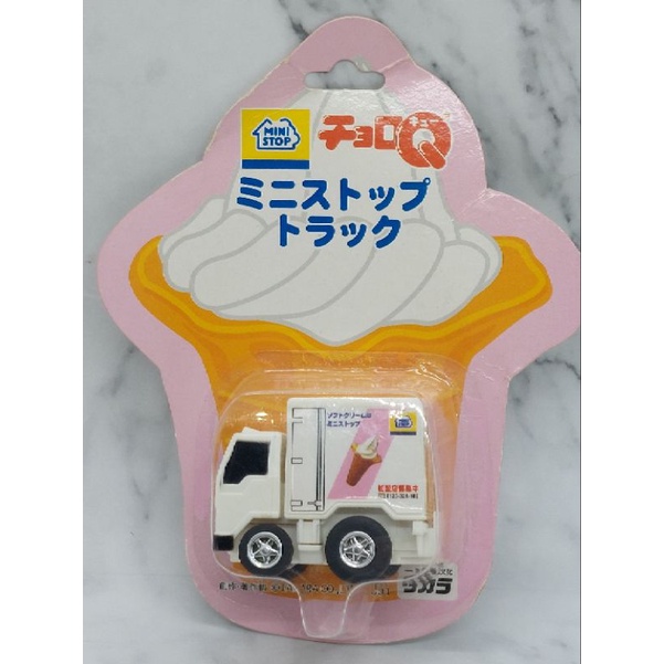 [晴空塔の男] Choro Q Takara Tomy 冰淇淋車 貨車 mini shop 吊卡 絕版 阿Q車 迴力車