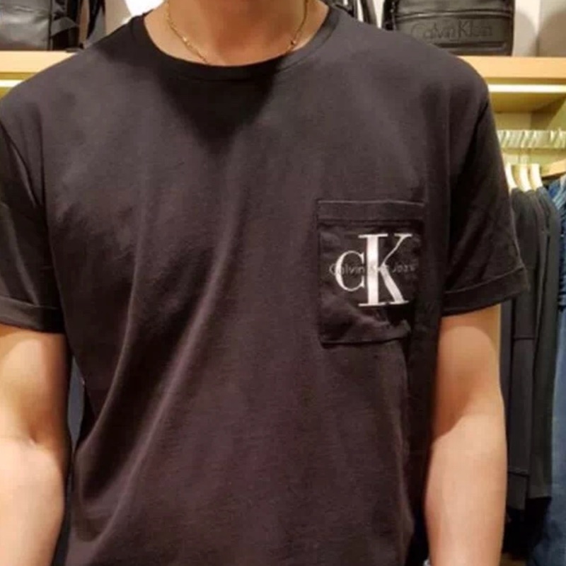 Calvin Klein ck 純棉 前口袋設計 Logo 男T恤