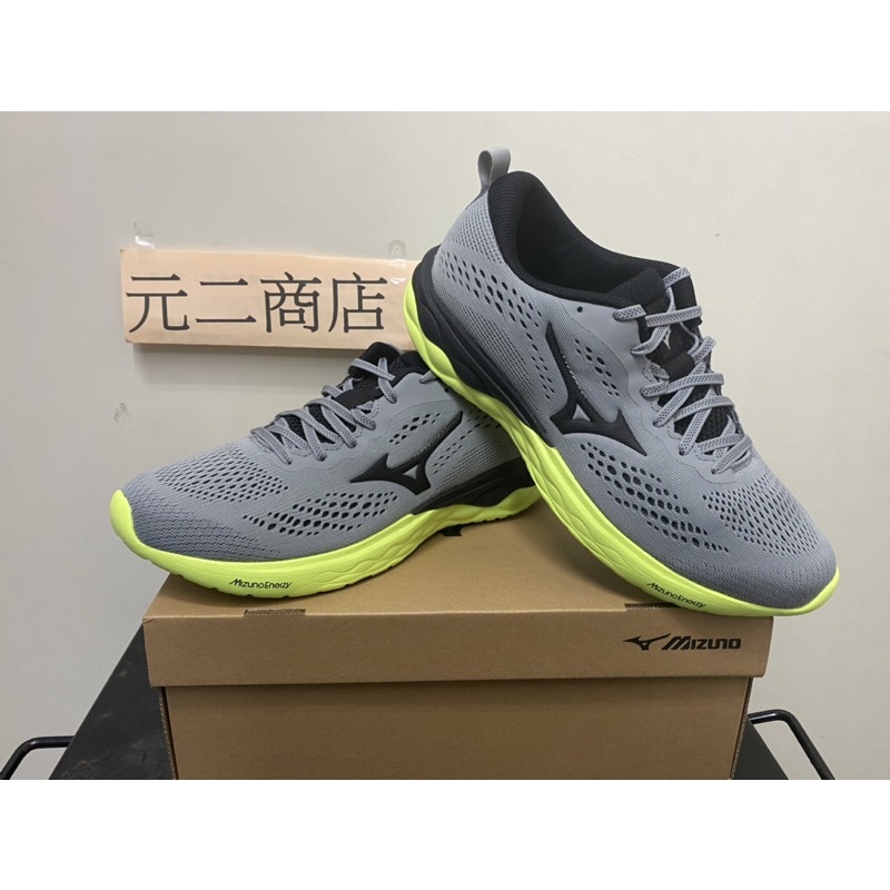（元二商店）MIZUNO WAVE REVOLT 2 避震跑鞋 男款（一般楦頭）J1GC218111
