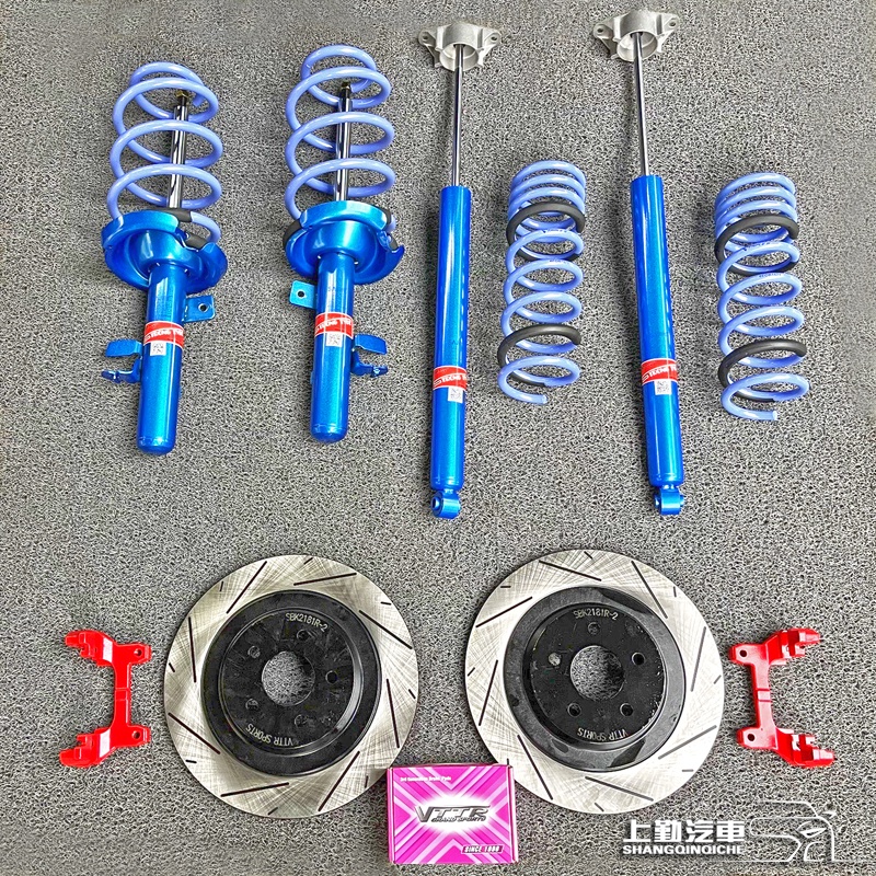 福特 FOCUS MK3 柴油 TDCi SAJIN避震器 VTTR後325加大碟 來令片 剎車皮 TS短彈簧