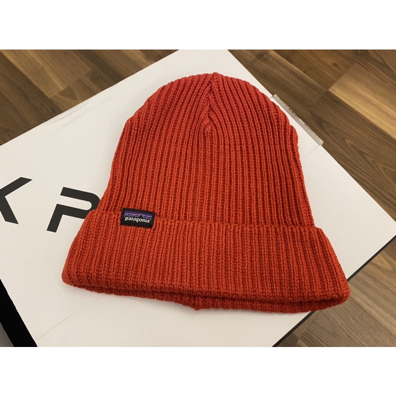 Patagonia紅色羊毛帽