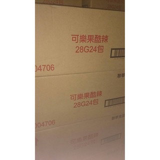 聯華 可樂果 酷辣 辣味 24g (24包/箱)