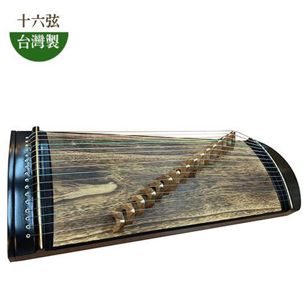 【滿額免運】台灣製16弦梧桐木旅行古箏（贈台製厚琴袋）