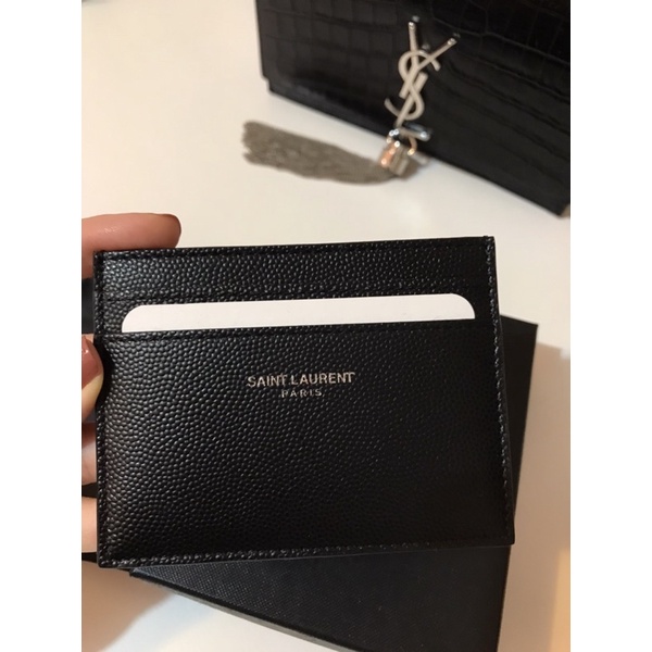 【Saint Laurent】YSL 聖羅蘭 全新正貨 卡夾 卡包 (黑)