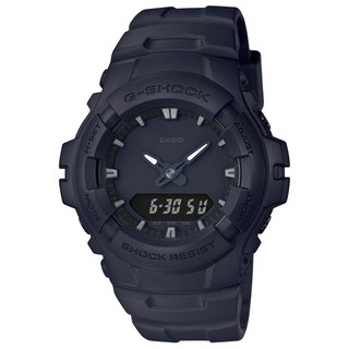 【春麗時間】CASIO G SHOCK 全黑系列 雙顯 抗磁運動錶 G-100BB-1A