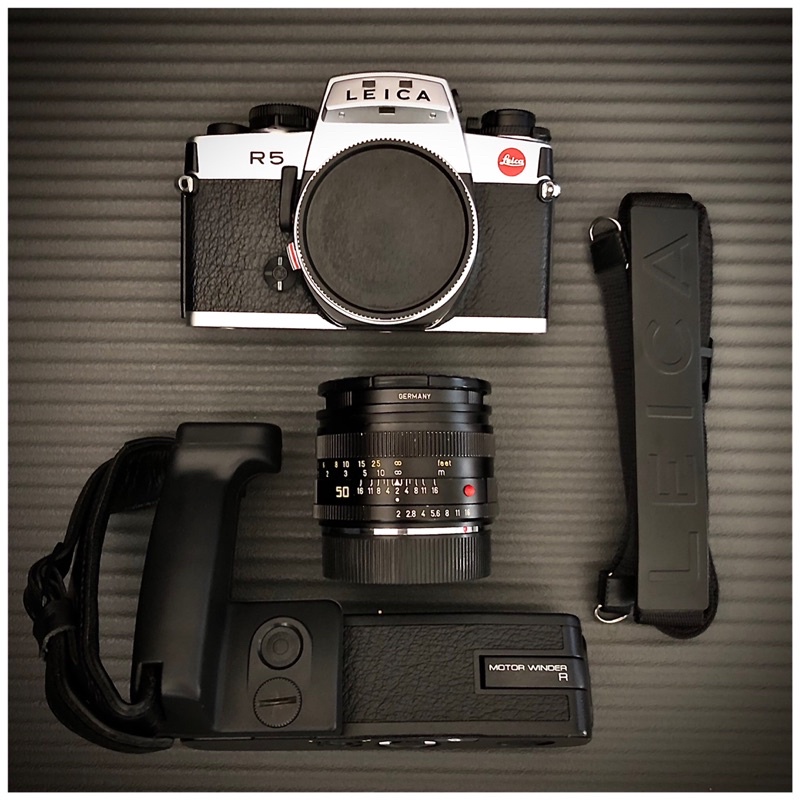 Leica R5 經典銀機身+Leica SUMMICRON-R 50mm
