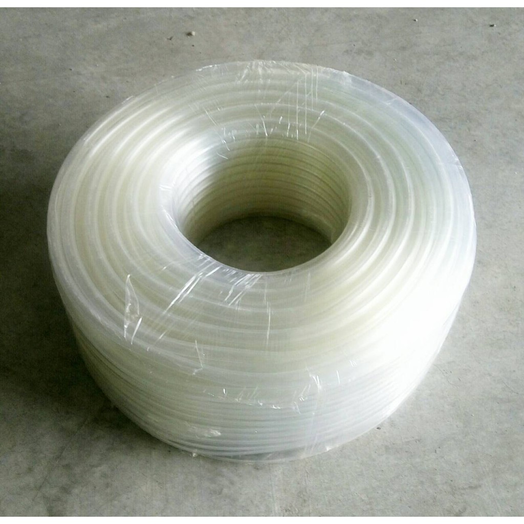 PVC 防爆軟管(1/4) -6X10mm(透明) ,厚度2mm 整捆100米長【可拆做小風管使用,也可用於冷氣排水管】