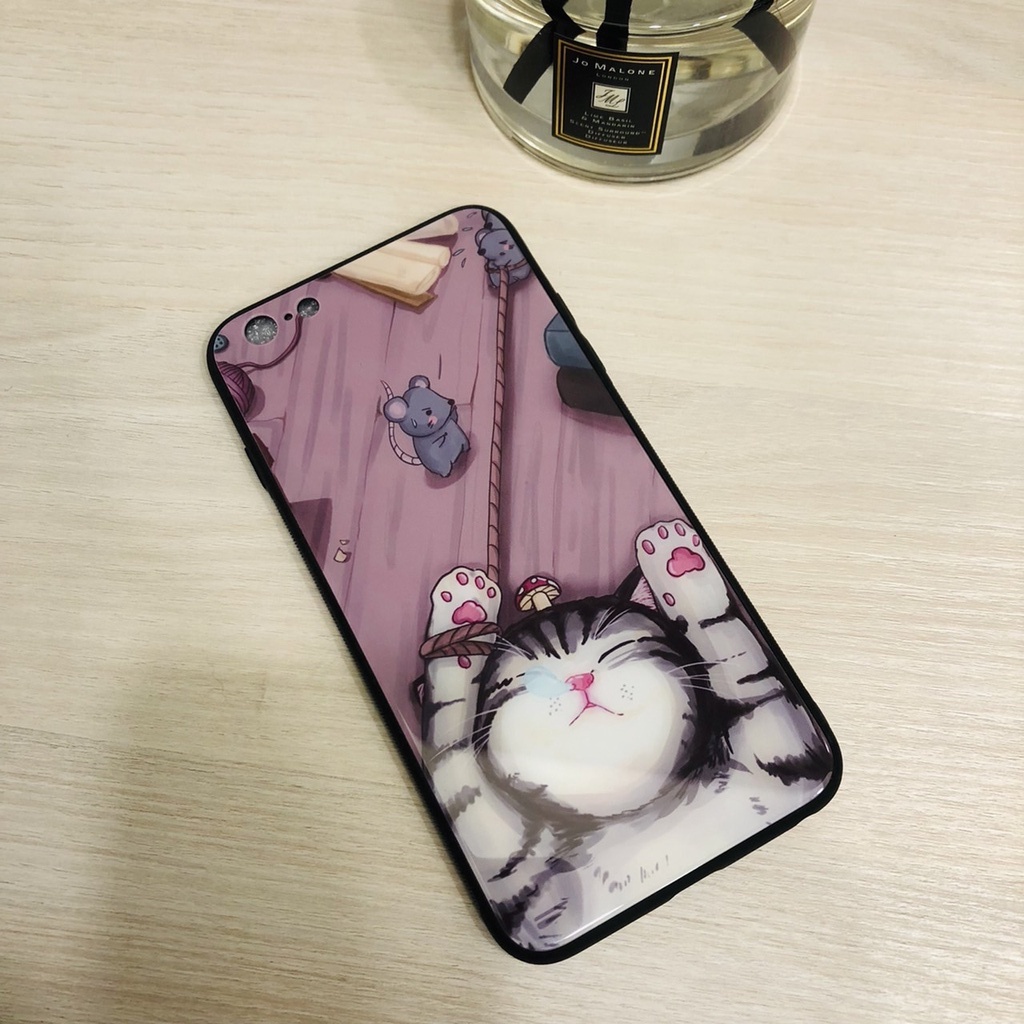 貓 貓咪 iPhone 6 Plus i6s Plus 蘋果 玻璃殼 手機殼 現貨 特價 全新 只有一個