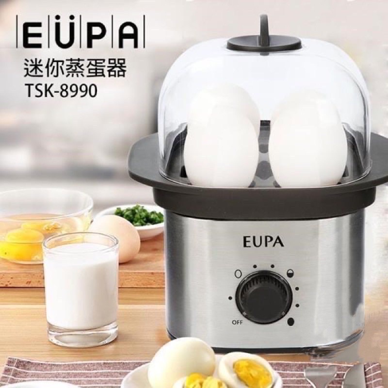 EUPA優柏時尚迷你 蒸蛋器 蒸蛋機TSK-8990 蒸蛋器 （全新品盒損）