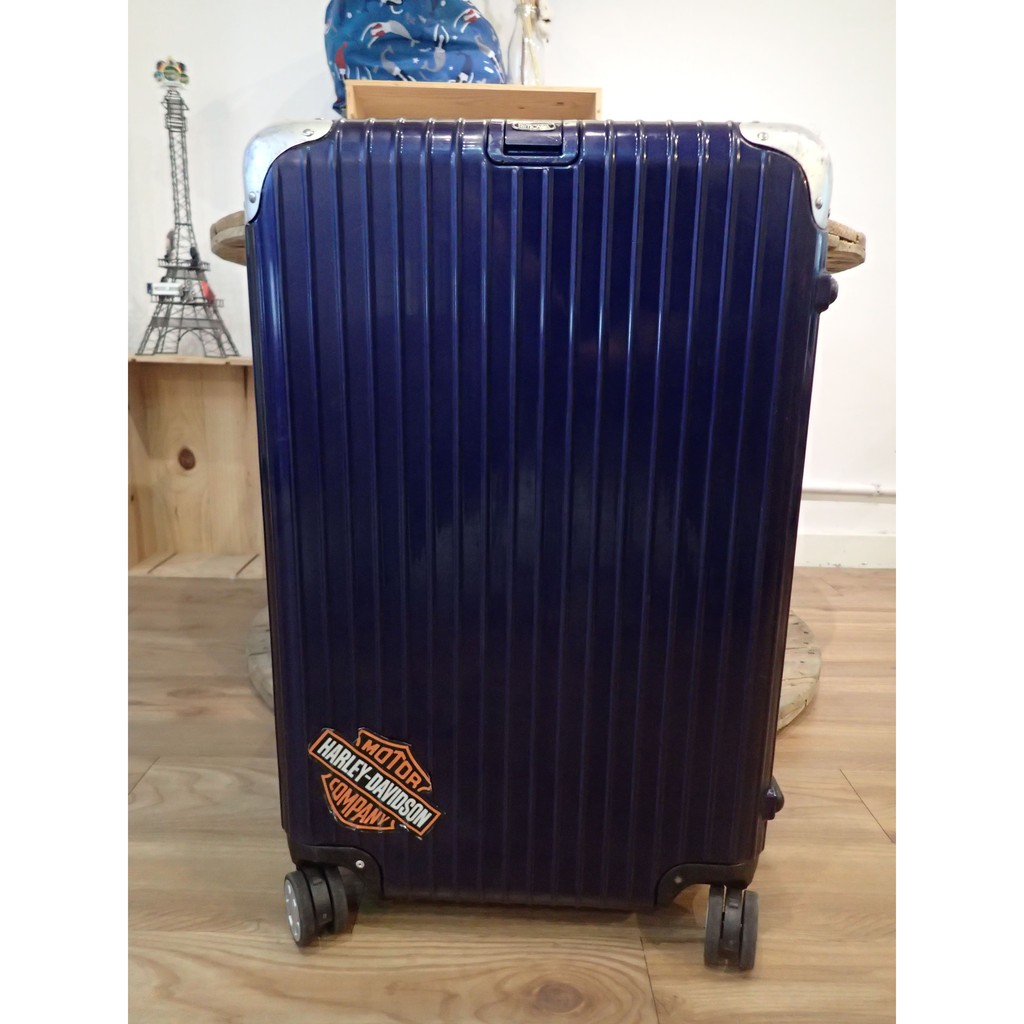 【二手】&lt;公司貨&gt; RIMOWA Limbo 29吋 藍哈雷 中型四輪行李箱