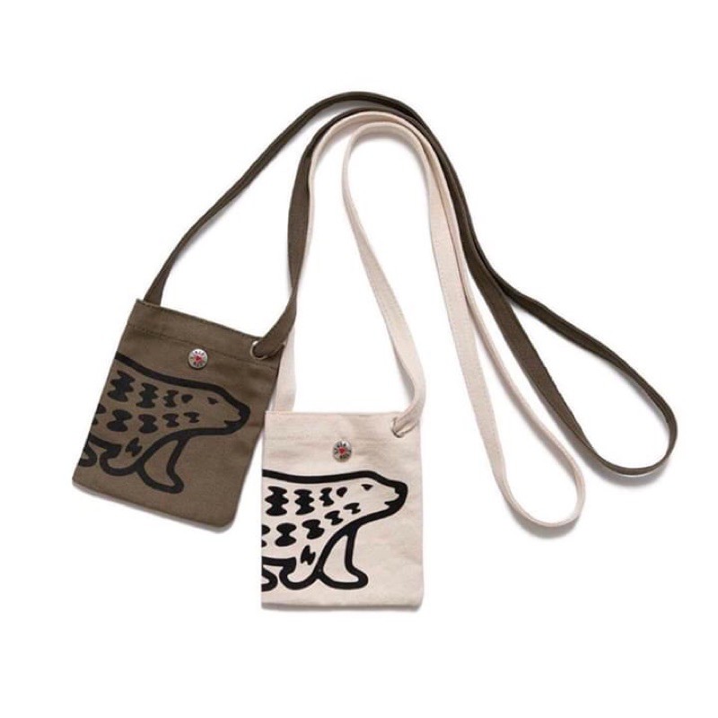 HUMAN MADE MINI SHOULDER BAG 北極熊 帆布 小包 斜背 現貨