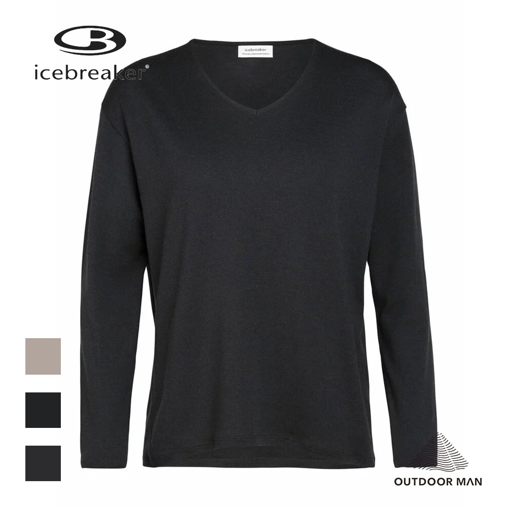 [Icebreaker] 女款 DEICE V領長袖上衣 (IB104929)