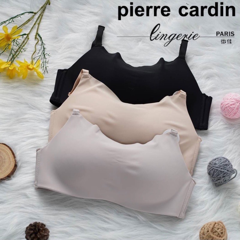 （公司貨）Pierre Cardin 冰絲無鋼圈內衣，細肩帶後扣式