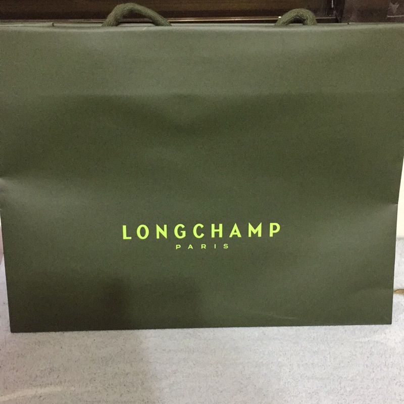 Longchamp 全新紙袋 法國帶回