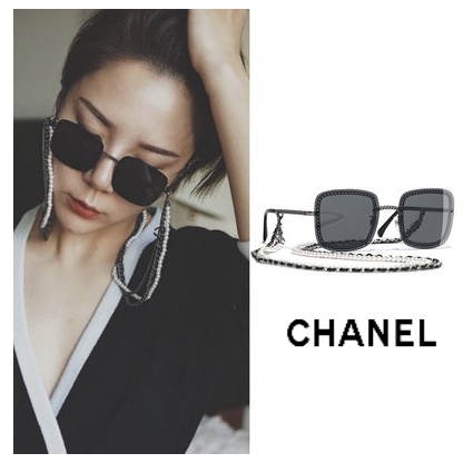 【預購】麗睛眼鏡Chanel【可刷卡分期】香奈兒 CH4244 太陽眼鏡 大方框 附可拆LOGO眼鏡三鏈組 香奈兒眼鏡