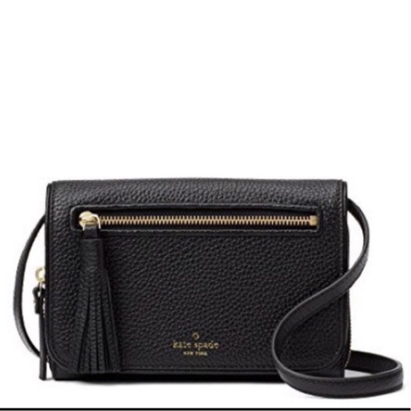 優惠美國正品百搭黑kate spade♠️流蘇woc肩背包手拿包 長皮夾（tory burch.coach.mk.）