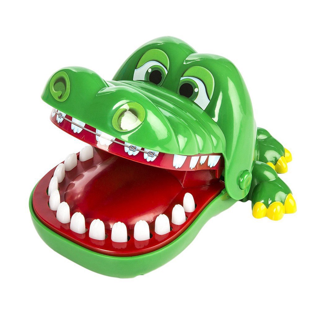 鱷魚咬手指玩具 鯊魚拔牙遊戲 咬手鱷魚親子兒童整蠱玩具