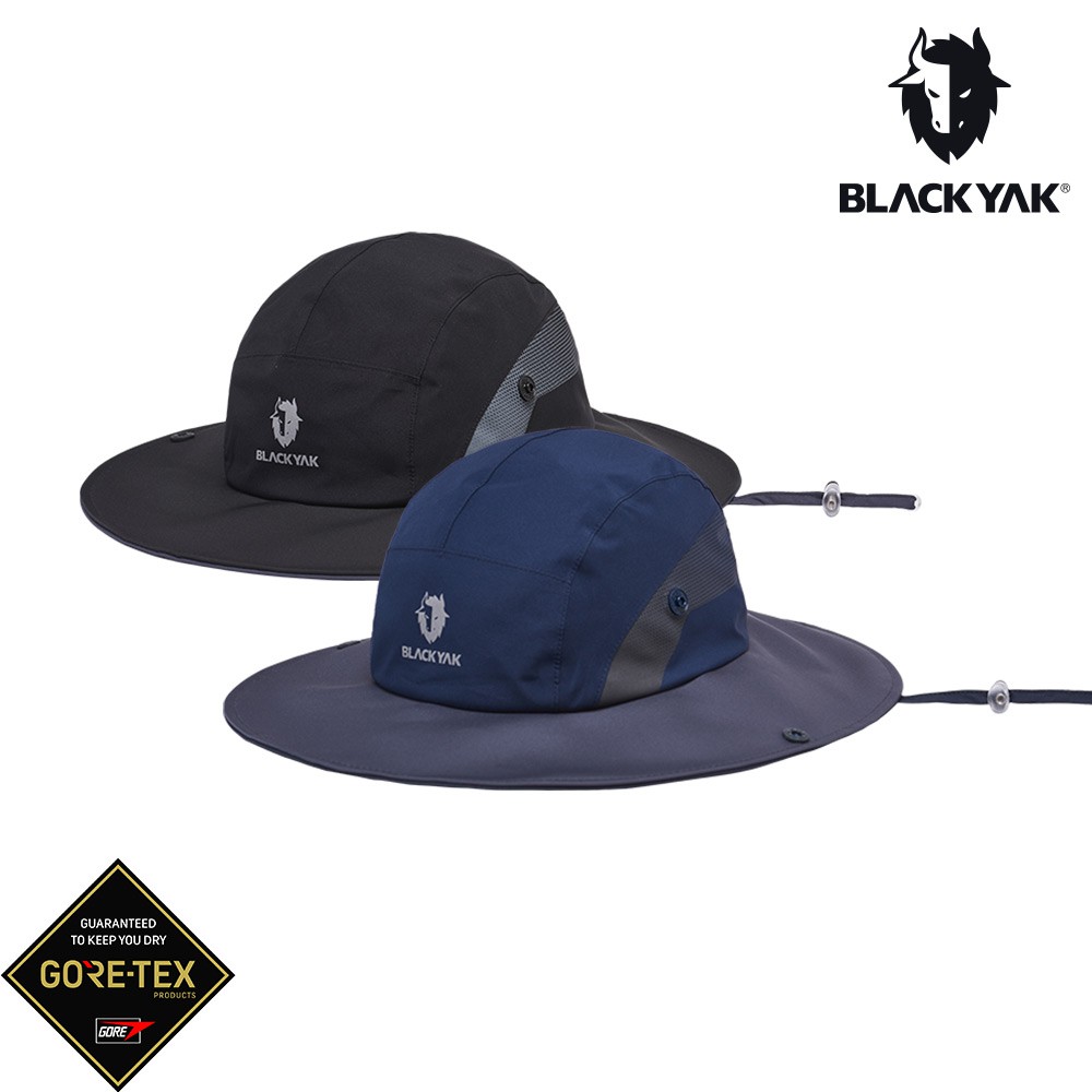 【BLACKYAK】GTX 防水圓盤帽 (海軍藍/黑色) GORE-TEX防水帽 遮陽帽 | BYAB1NAH02
